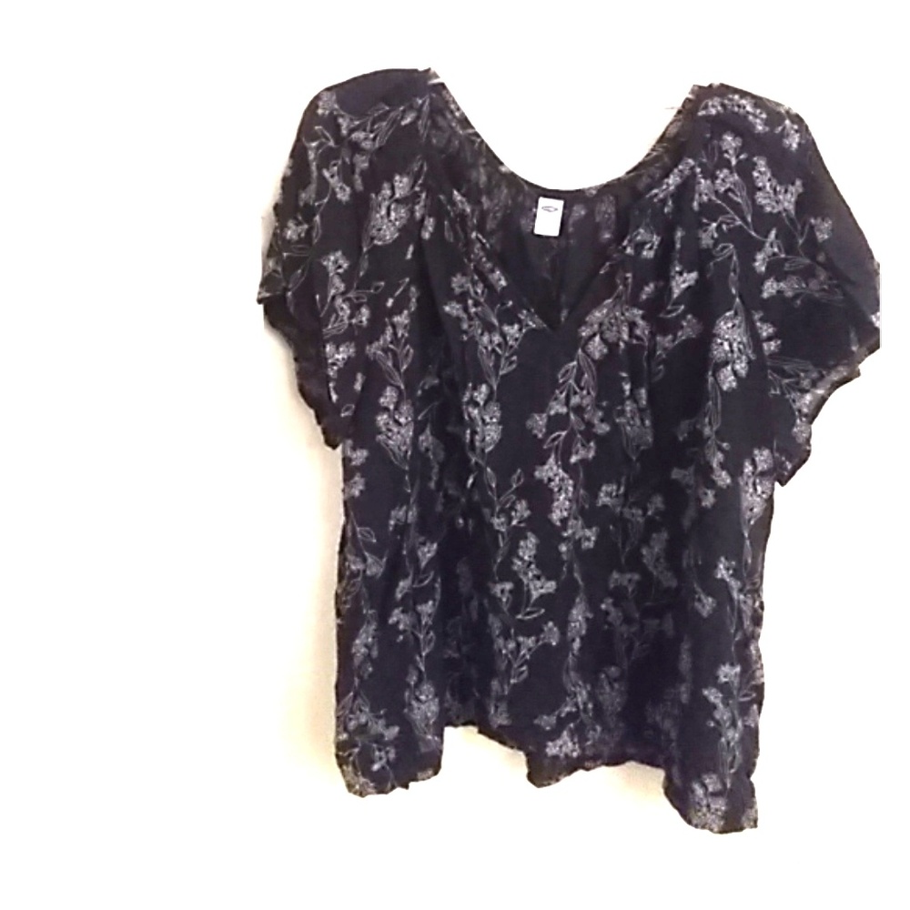 Old Navy sheer blouse